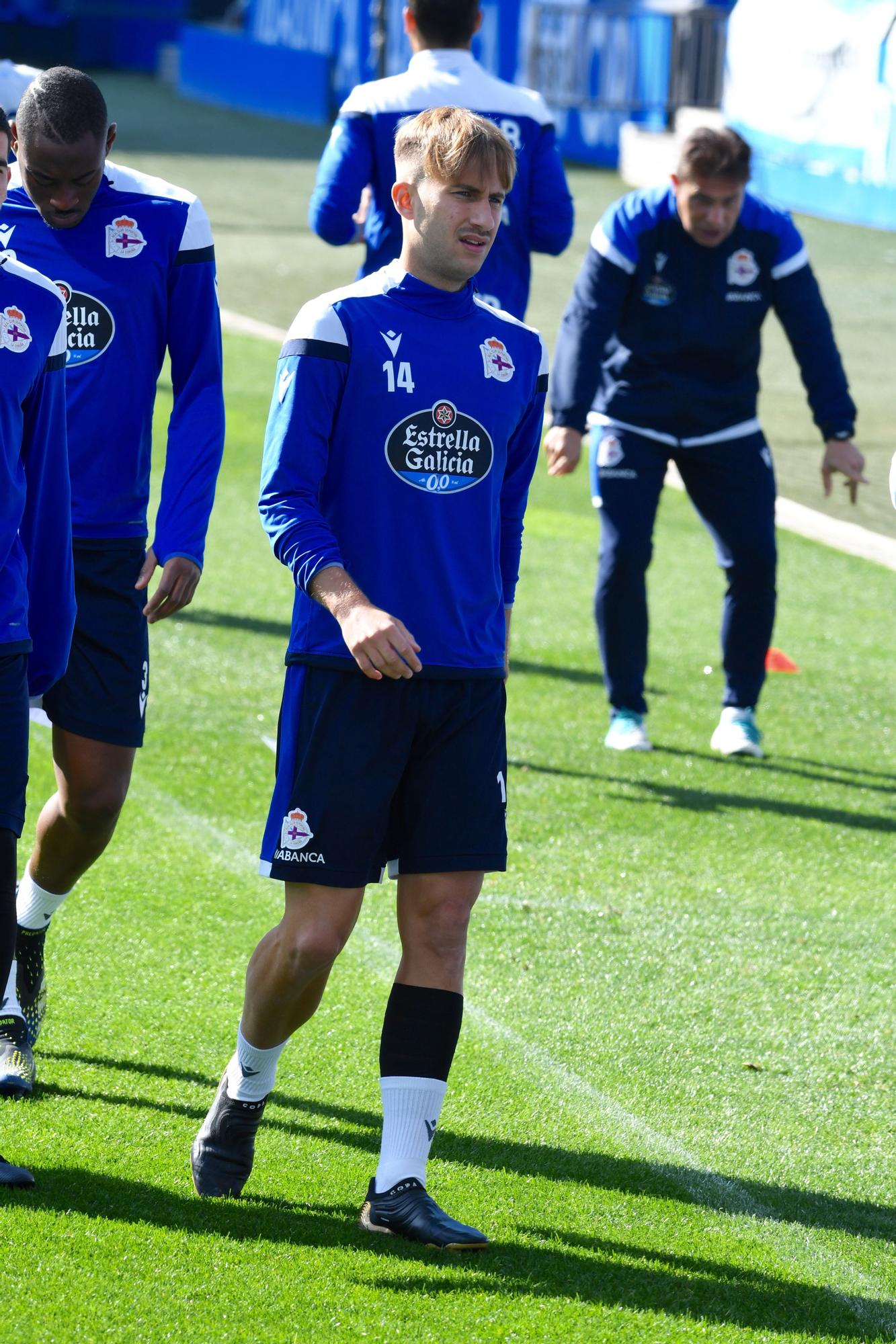 Último entrenamiento antes de medirse al Zamora