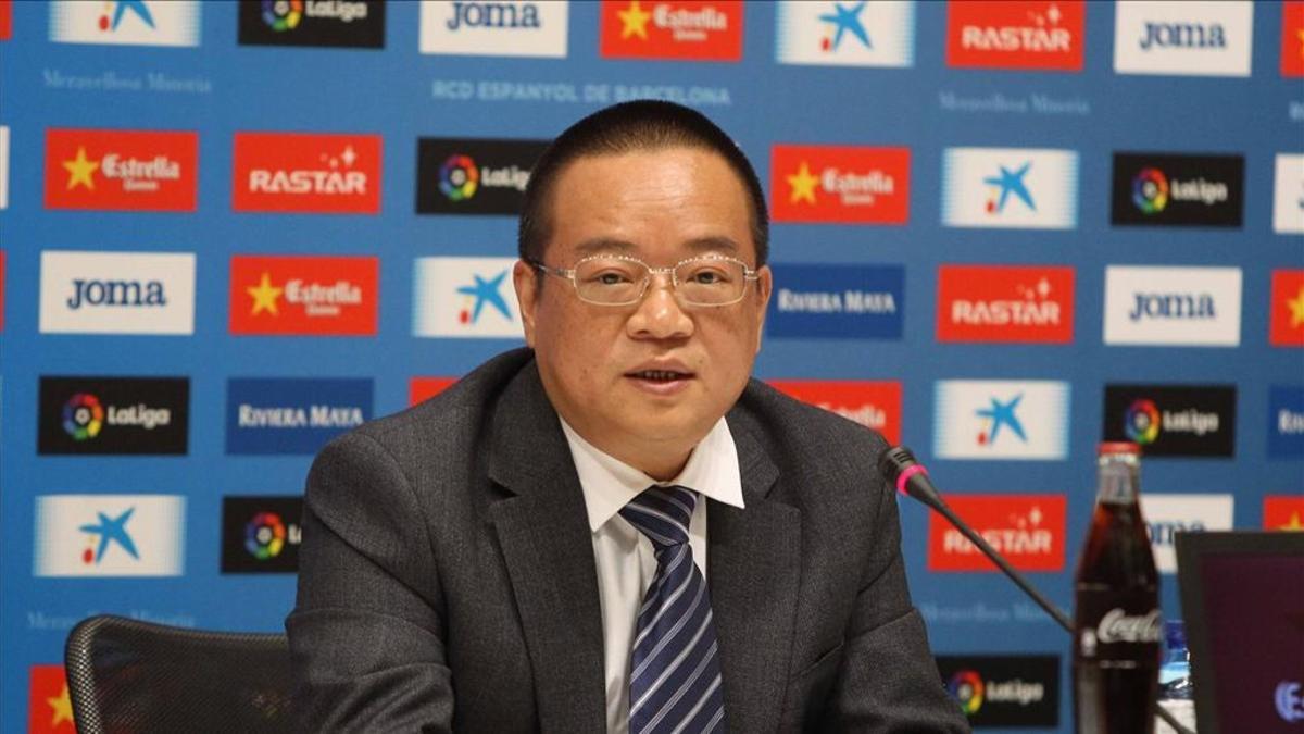 Chen Yansheng pasó balance a su primer año como presidente del Espanyol