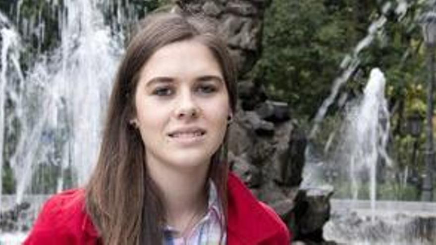 Marina González, ayer en Oviedo.