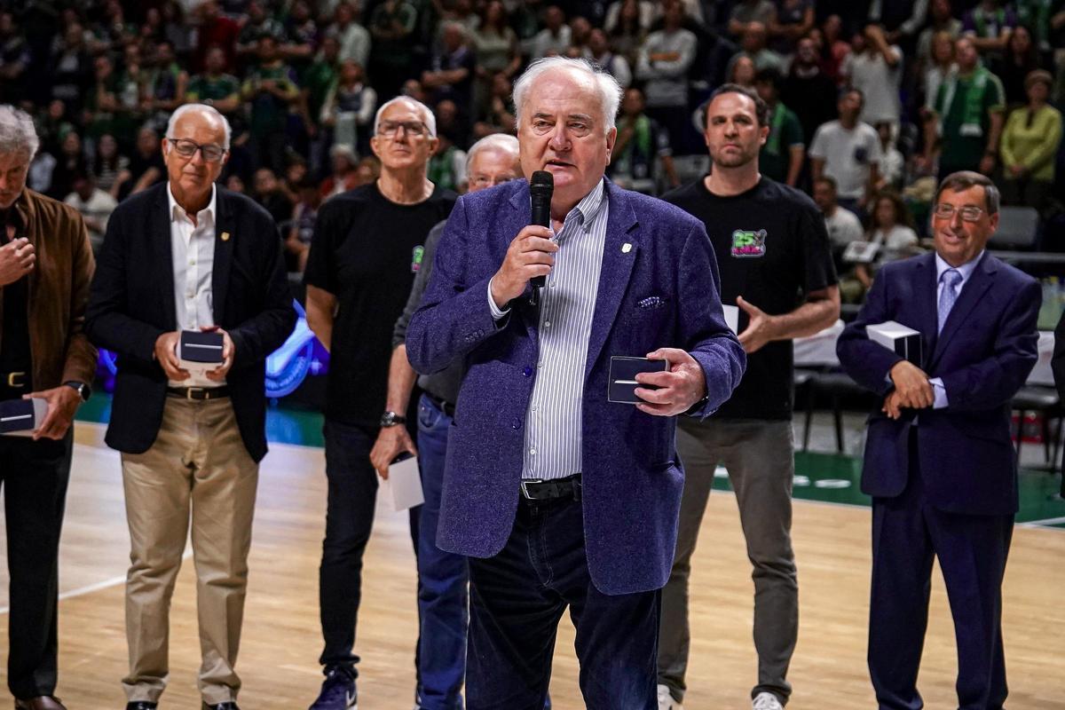 Bozidar Maljkovic, durante su discurso
