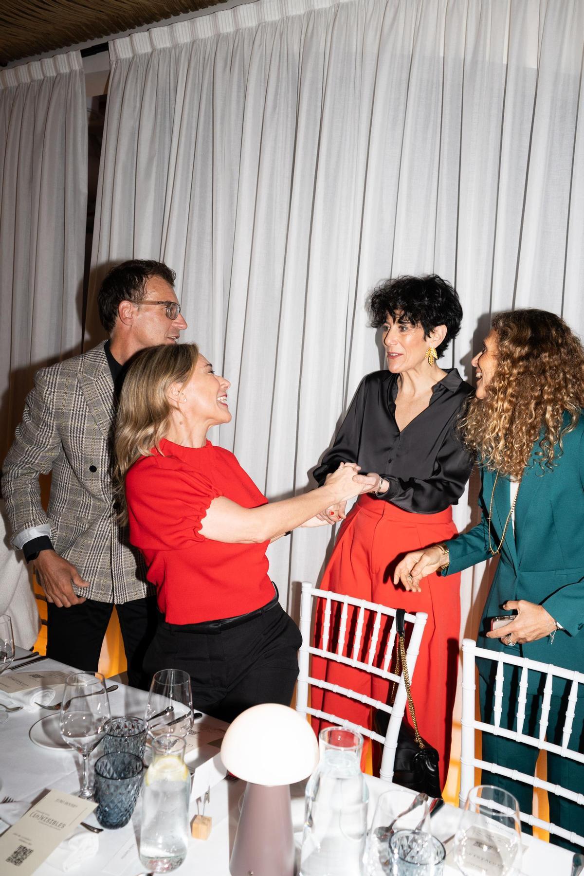 Ana Gener, CEO de Savills, Elma Saiz, Ministra de Inclusión, Seguridad Social y Migraciones de España y Eva Vila-Massanas, CEO de Juno House