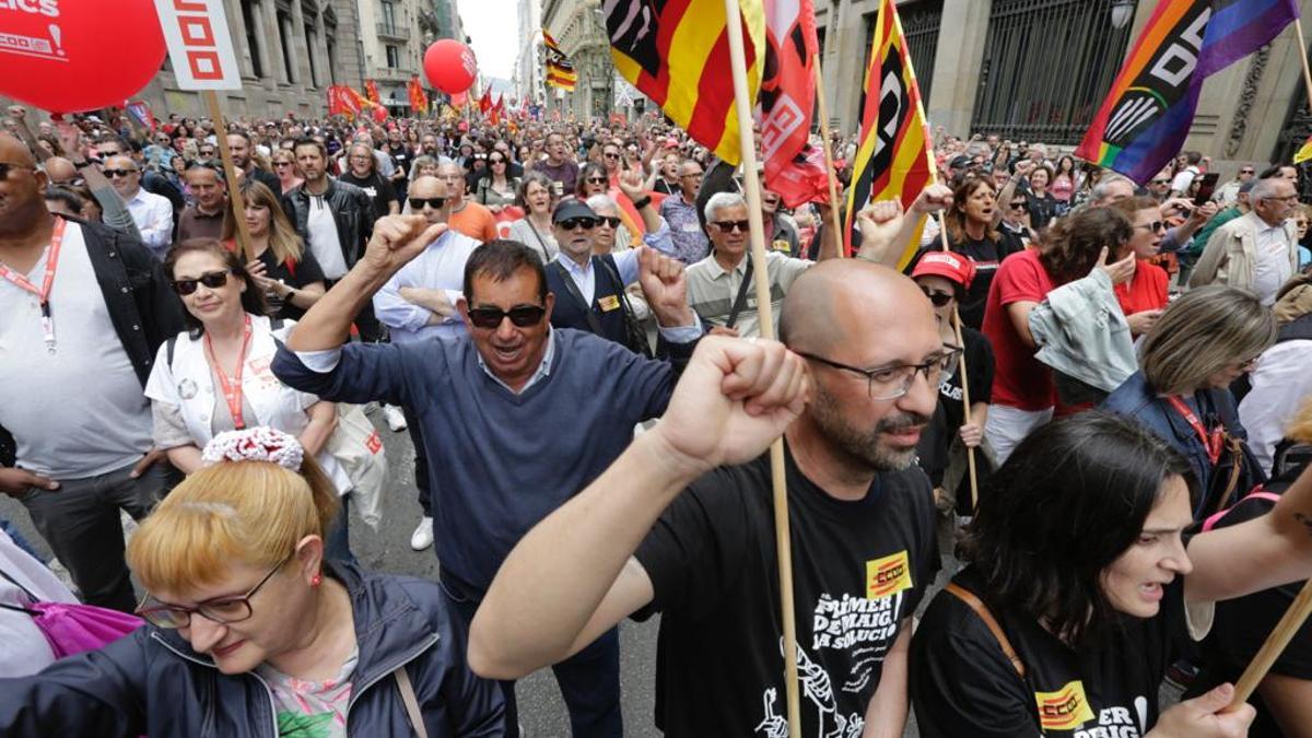 Primero de Mayo en Barcelona