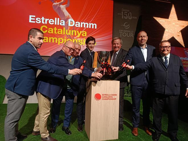 Acto de presentación del Estrella Damm Catalunya Championship.