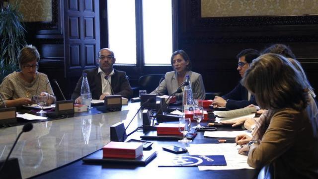 Reunió de la mesa del Parlament d'avui