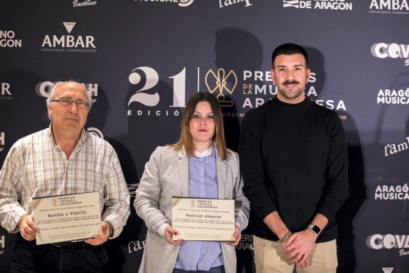 Presentación de los candidatos Premios Música Aragonesa