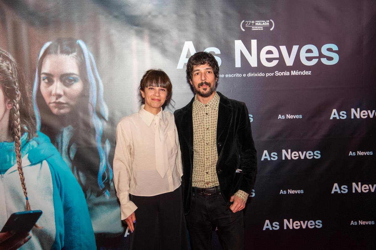 Photocall de "As Neves", coa directora Sonia Méndez.