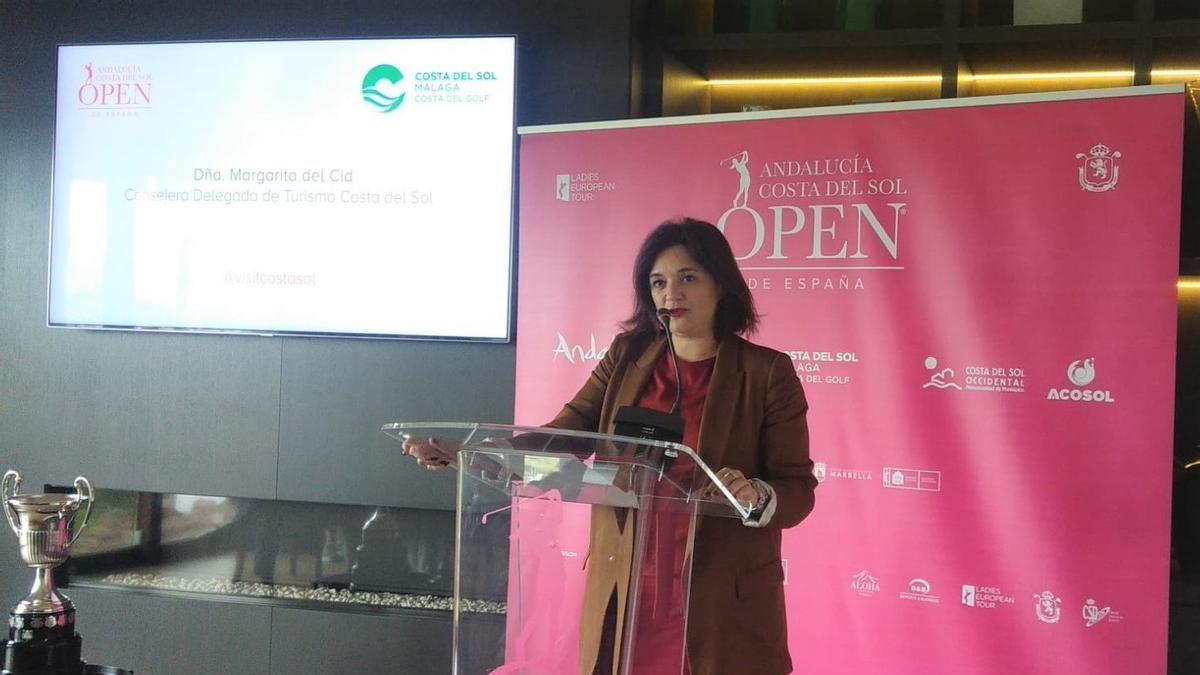 La presidenta del Consejo de Alcaldes del PP de Málaga, Margarita del Cid