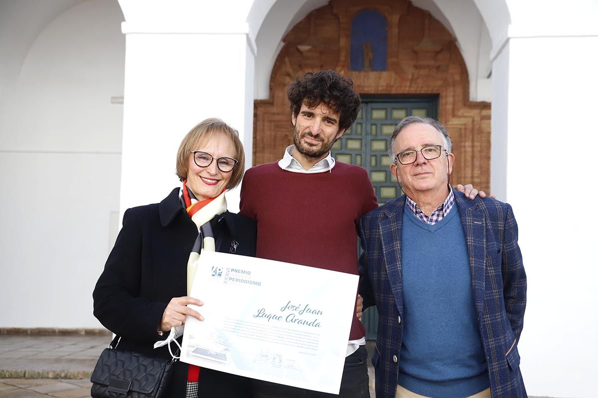 José Juan Luque y la Oficina de Comunicación de la Diputación Premios de Periodismo Córdoba