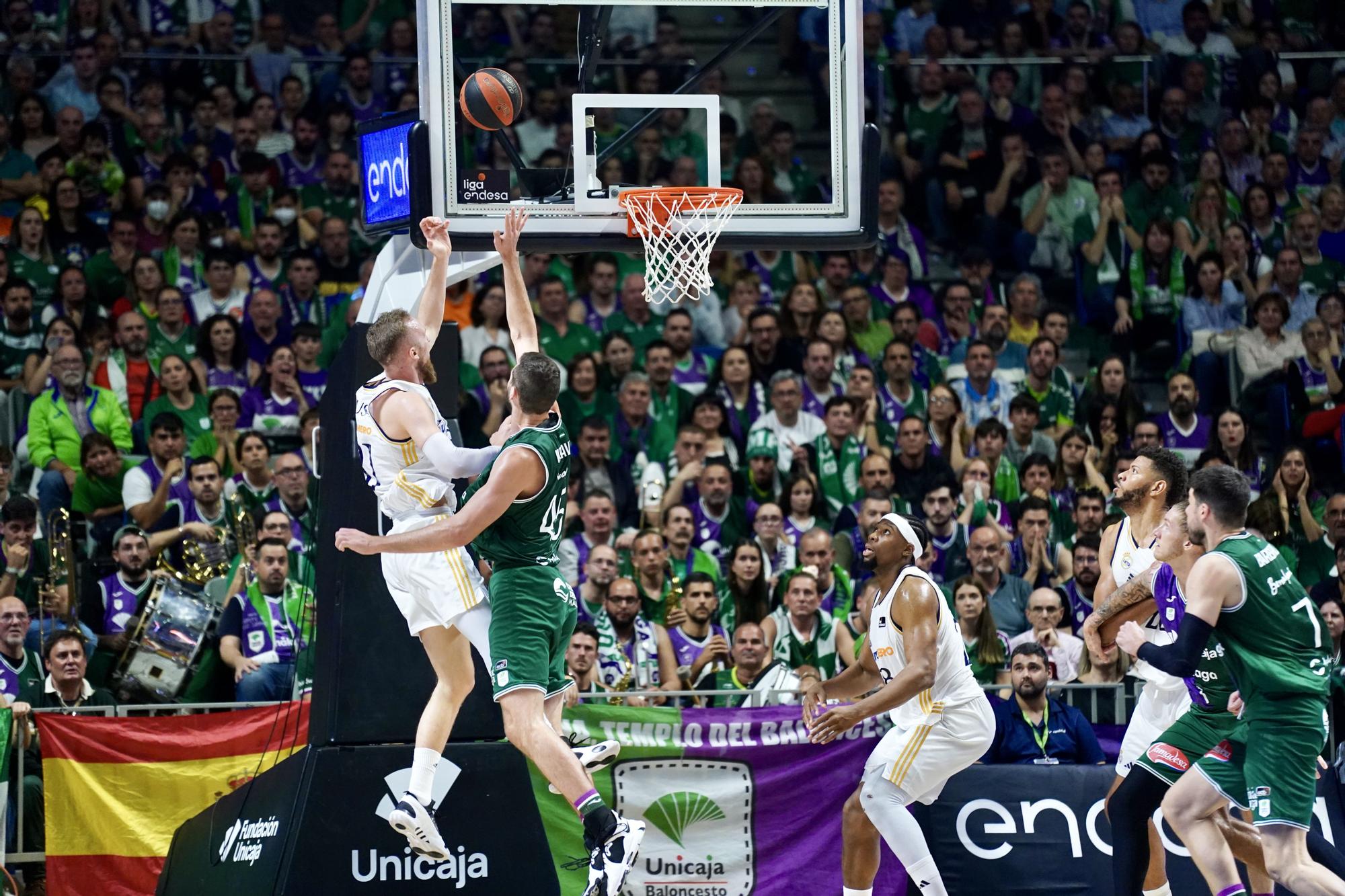 Unicaja - Real Madrid en la jornada 25 de la Liga Endesa.