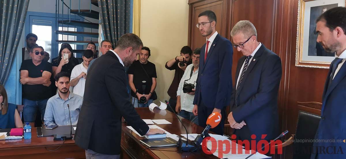 Pleno de investidura en el Ayuntamiento de Cehegín