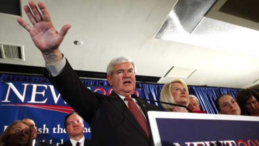 Newt Gingrich da un vuelco a la carrera por la candidatura republicana