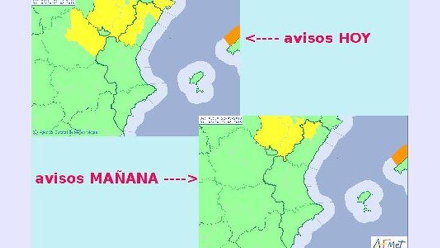 Fin de la preemergencia por vientos nivel naranja en el interior norte de la provincia de Castellón