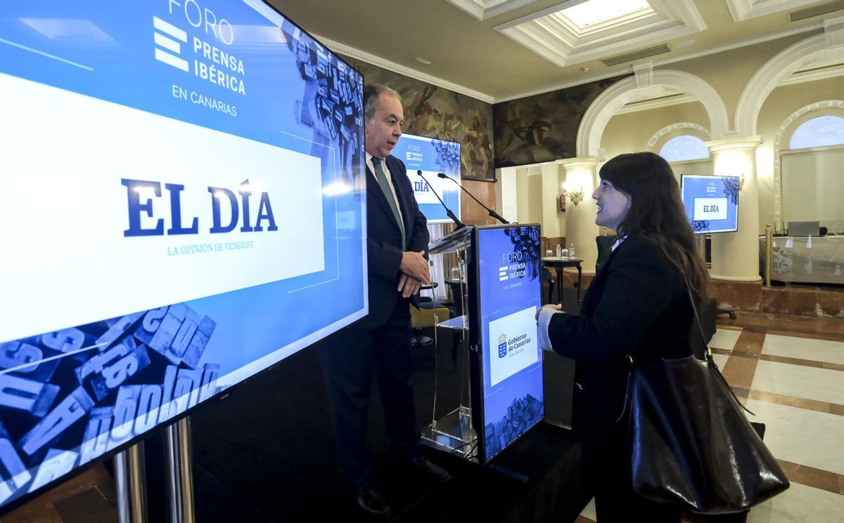 Foro 'El nuevo marco financiero purianual y sus implicaciones para Canarias', organizado por Editorial Prensa Ibérica