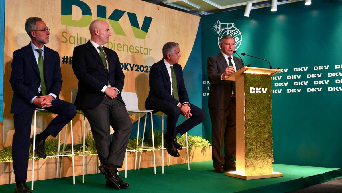Javier Vega de Seoane, presidente de DKV, presenta los resultados del grupo.
