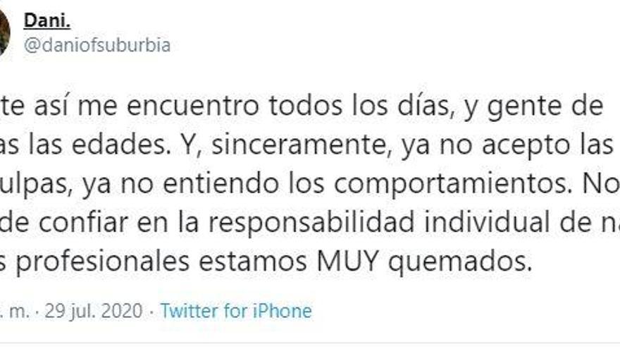 Indignación en las redes sociales con las respuestas que le dan personas con coronavirus a un enfermero.