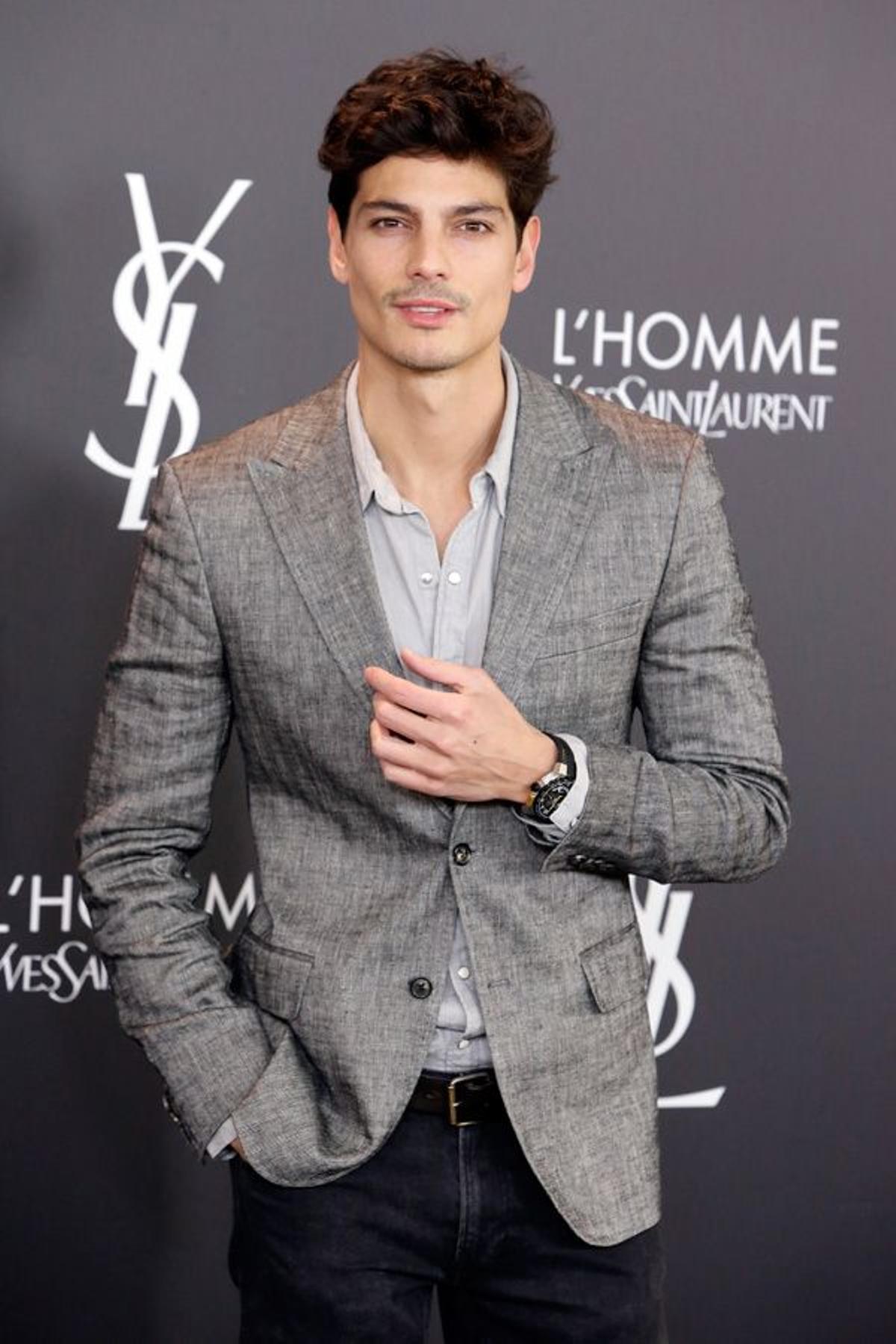 Javier de Miguel en la fiesta de YSL L'Homme en Madrid