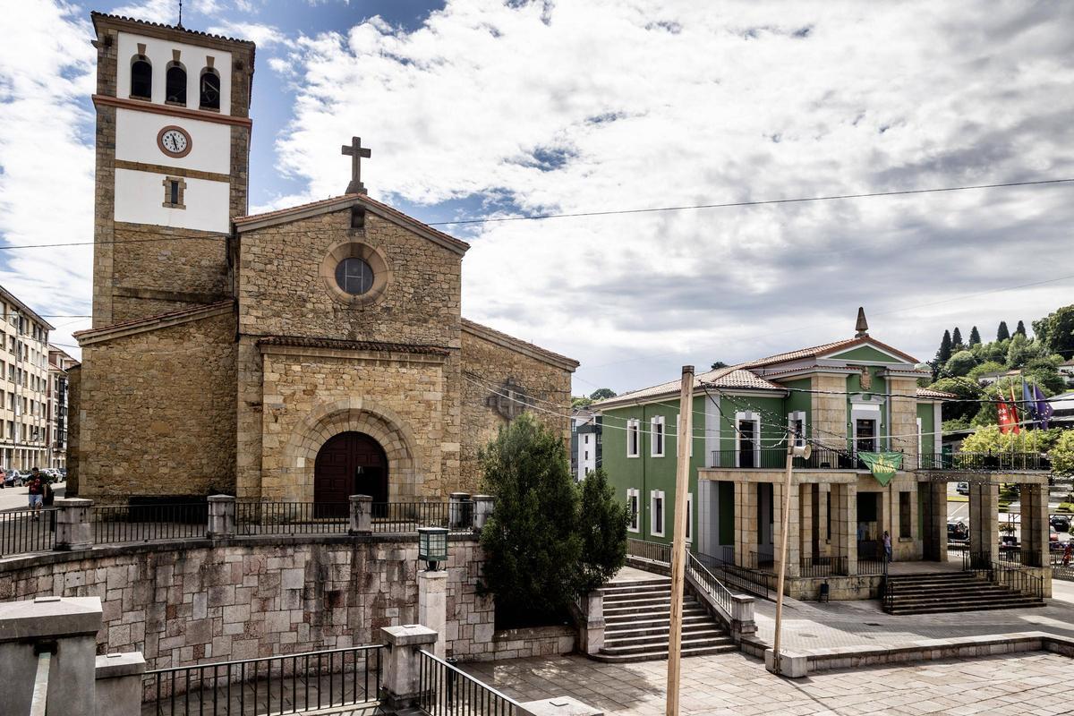 La plaza de Manuel Uría, donse se encontraba el convento