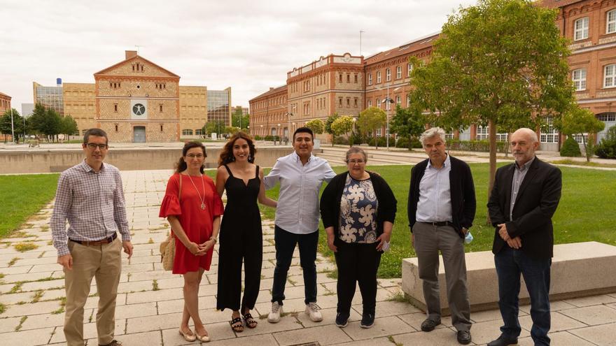 Desde la izquierda, José Nespereira, Isabel Revilla, Ketzalzin Vázquez, Crhistian Coronado, Natividad Antón, Serafín Monterrubio y José Luis Pérez.