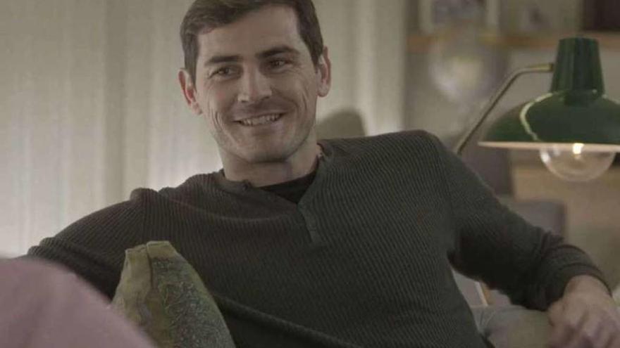 El futbolista Iker Casillas, en un momento de la entrevista con Bertín Osborne.