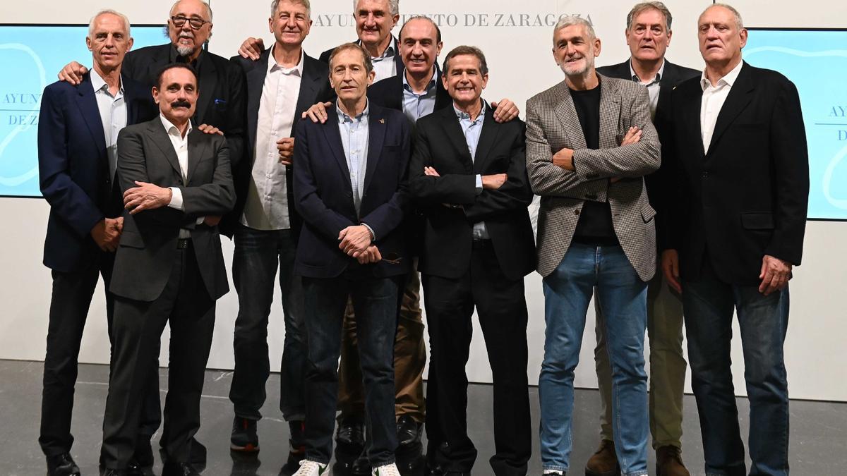 La mítica selección española de baloncesto de 1984, en Zaragoza
