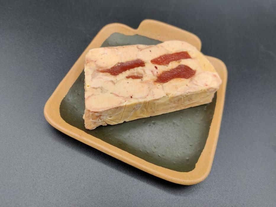 Terrina de foie Mi-cuit elaborada per alumnes de l''Escola d''Hostaleria de Figueres.