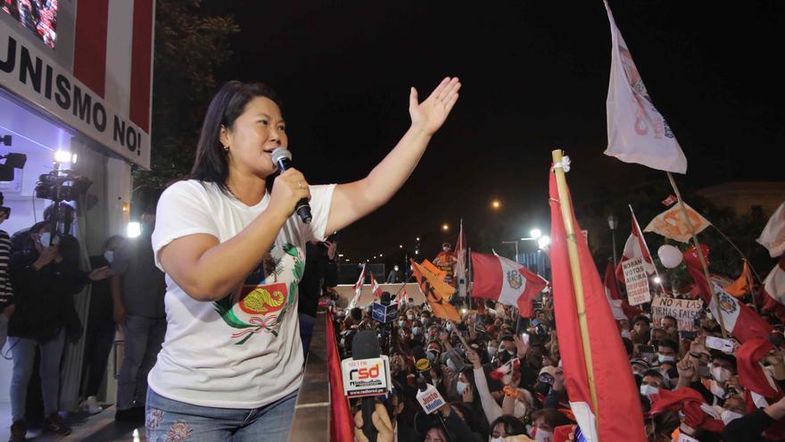 Keiko Fujimori rechaza su derrota y apunta que hay actas sin resolver