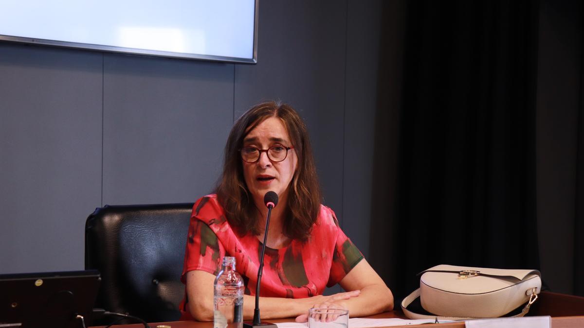Margarita Soler en un acto celebrado en el ICALI de Alicante.