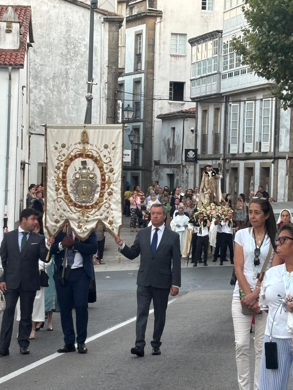 Santiago honra a San Roque con su tradicional procesión Santiago honra a San Roque con su tradicional procesión