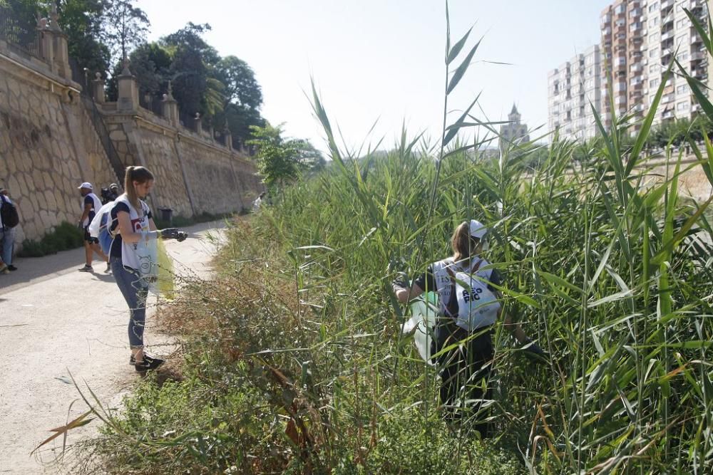 Murcia saca la basuraleza de su río