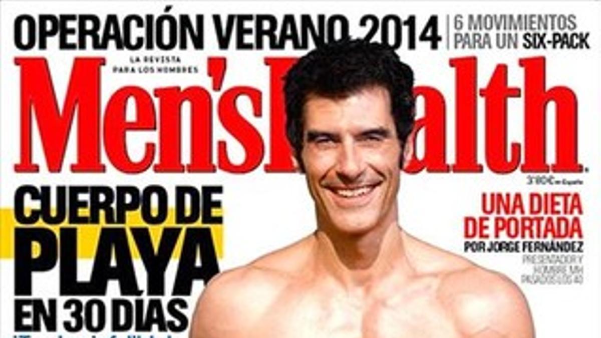 Jorge Fernández, en la portada de 'Men's health'