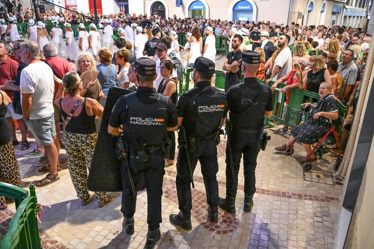 Dispositivo de seguridad durante el pregón