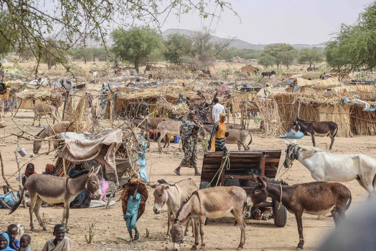 Éxodo de refugiados sudaneses hacia El Chad