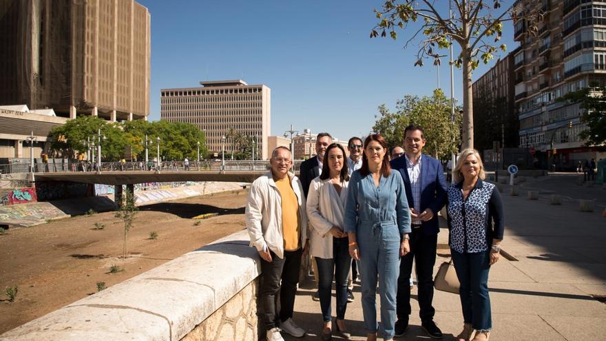 Losada (CS) propone un parque fluvial en el río Guadalmedina