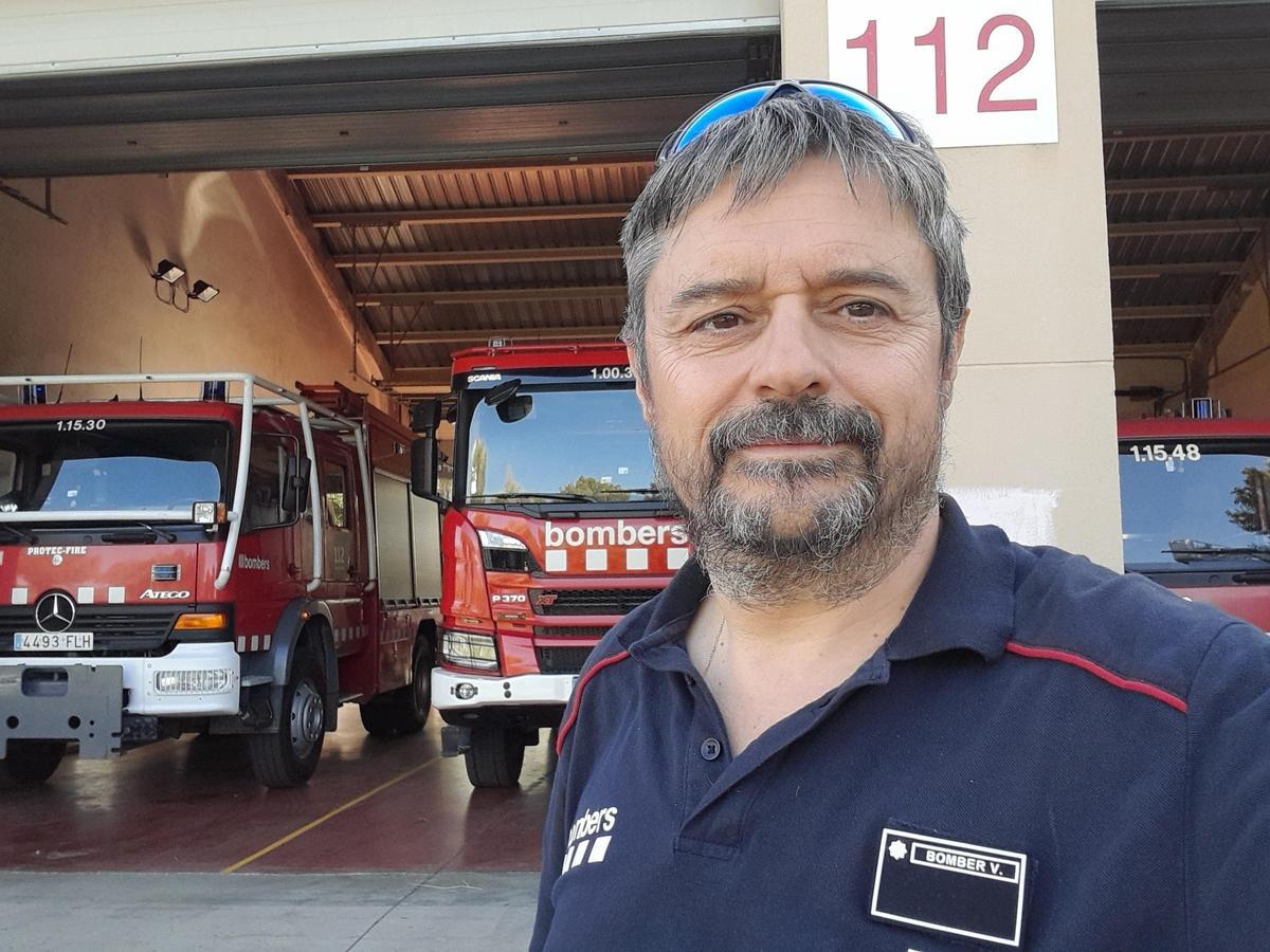 Quim Arenas, cap dels Bombers Voluntaris del Parc de Puigcerdà