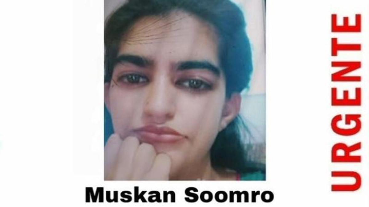 Muskan Soomro, la joven desaparecida en Palma.