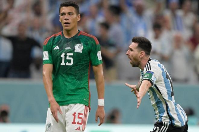 El gol de Messi ante México en el Mundial y la celebración de Argentina