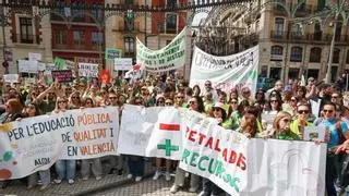 Huelga en educación: Alcoy y Castalla se movilizan para reclamar mejoras a la Generalitat