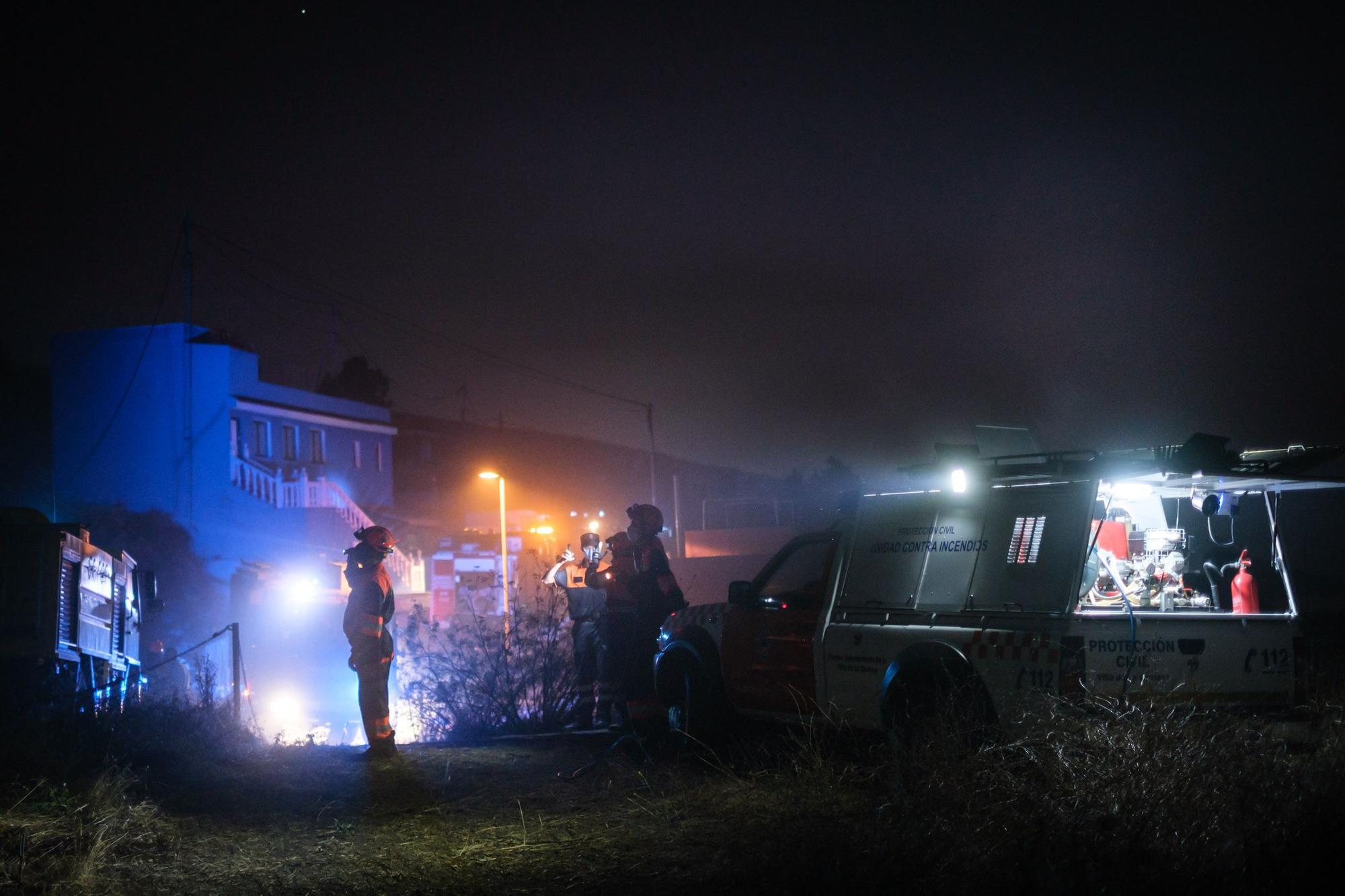 Incendio en La Orotava