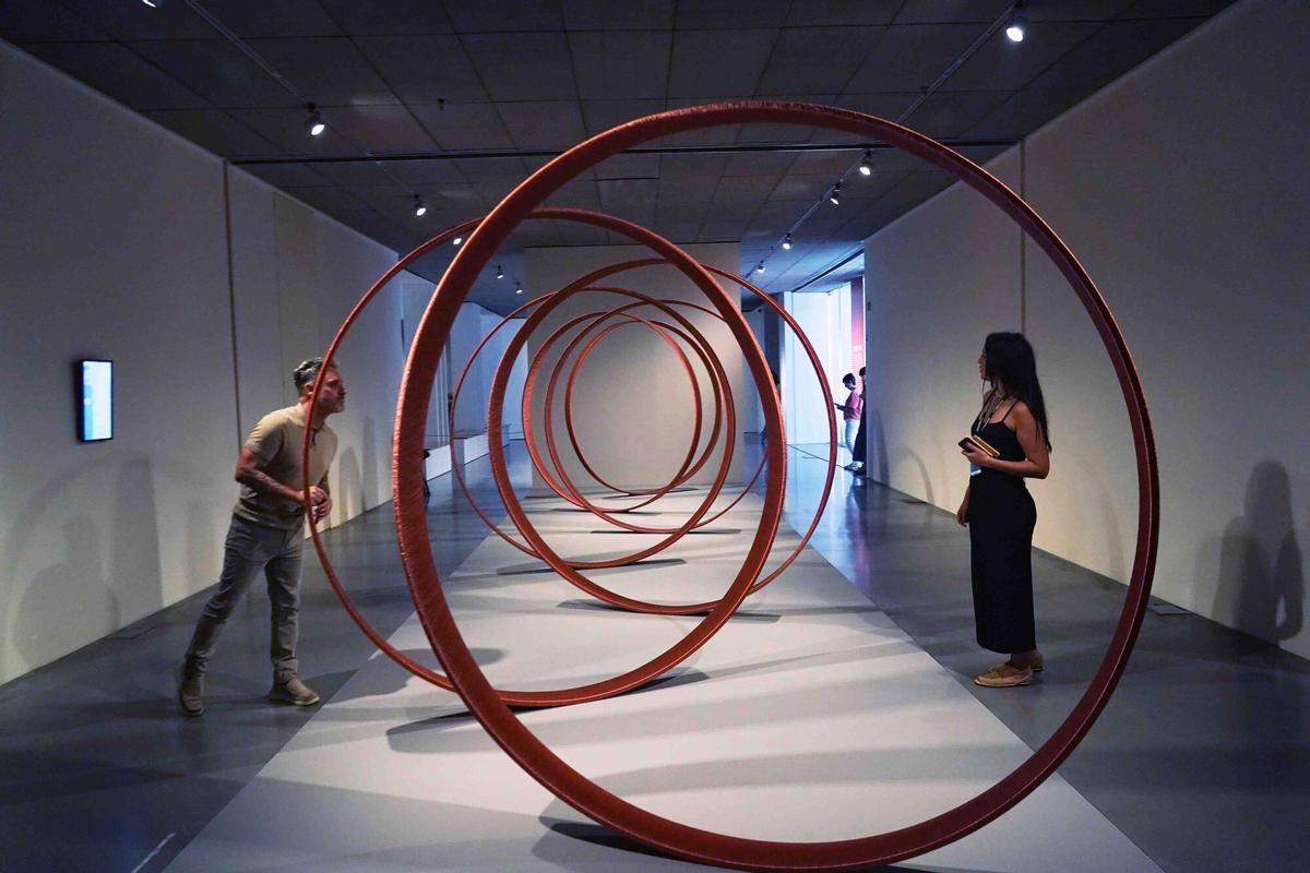 Presentación de la nueva colección semipermanente 'To Open Eyes. Miradas de artista' en el Centre Pompidou