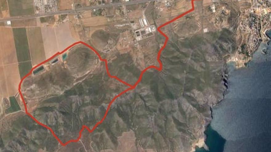 Imagen del recorrido de la competición deportiva prevista para el viernes 28 en Calblanque.