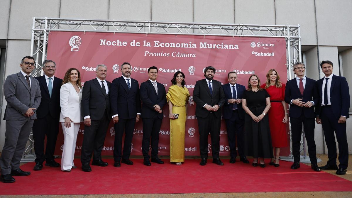 Premios Cámara 2025, durante la Noche de la Economía Murciana.