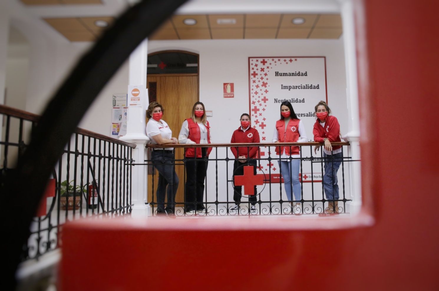 Voluntarias de Cruz Roja