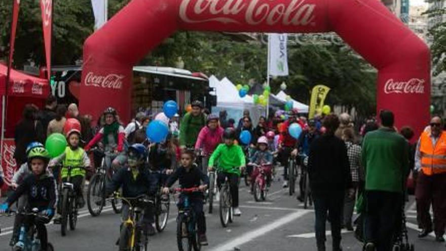 Celebración de Ciclovía en la Rambla, propuesta de ocio de ayer.