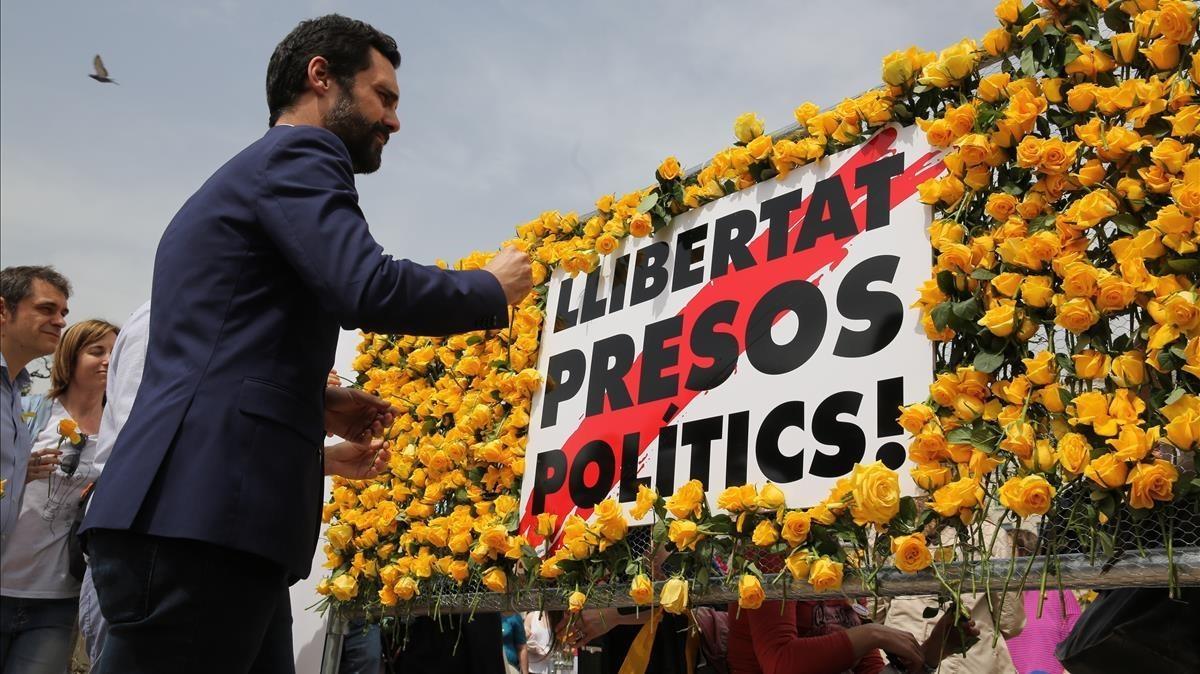 zentauroepp43046497 barcelona 23 04 2018  barcelona diada de sant jordi  acto de180423135148