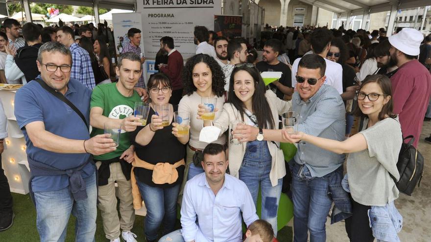 La hostelería completa aforo para comidas de grupos en la Feira da Sidra