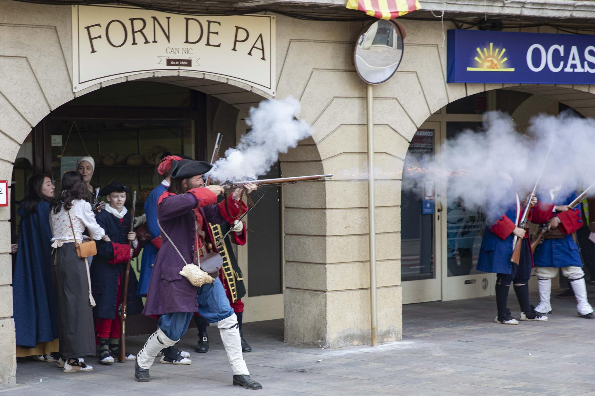 Arbúcies recrea el tradicional Combat de fa més de 300 anys