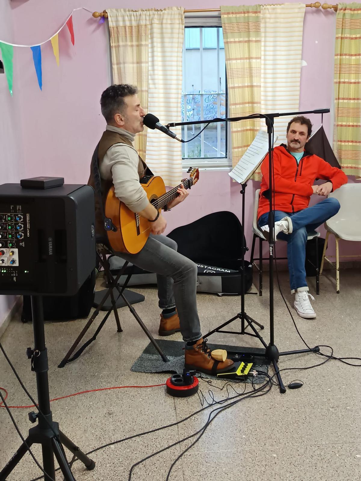 Un momento de la actuación.