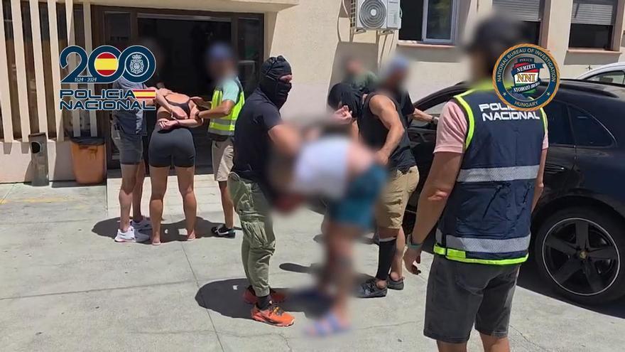 Detenidos en Tenerife dos fugitivos húngaros buscados por un macroalijo de marihuana