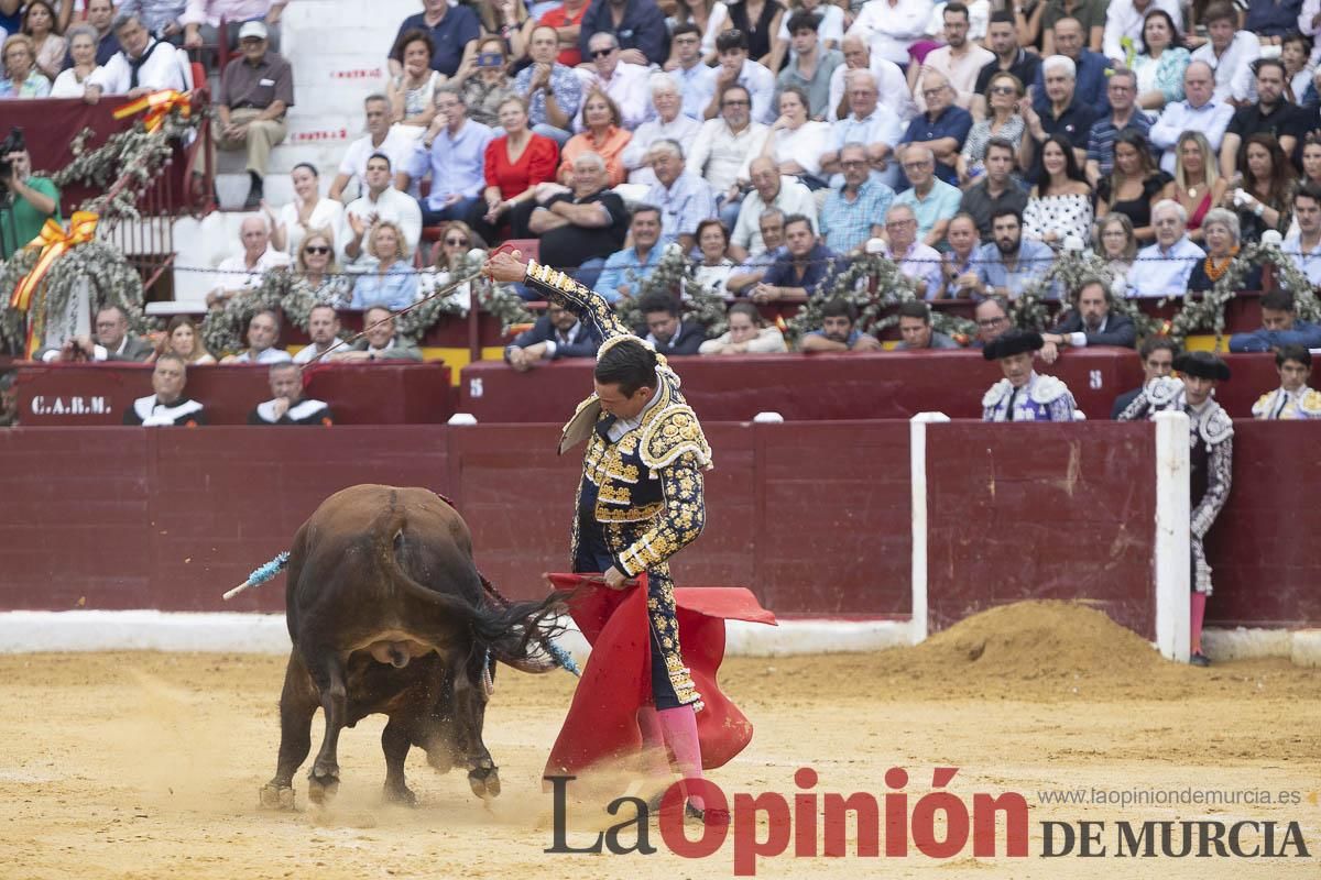 Cuarta corrida en la Feria Taurina de Murcia (Castella, Manzanares y Ureña)