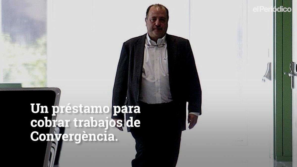 Joan Manuel Parra solicitó un prestamo para cobrar trabajos de Convergència